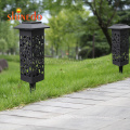 Outdoor Waterproof Vintage Garden Villa Courtyard Roadside Decoration Hallow out Lawn Solar Garden Light